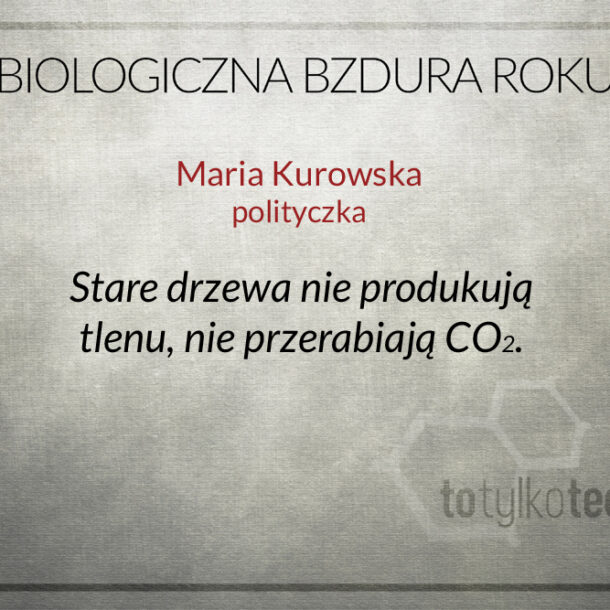 Maria Kurowska Biologiczna Bzdura Roku 2021