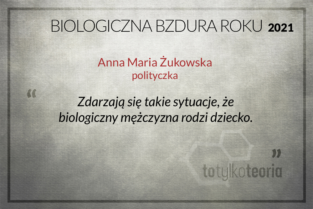 Żukowska Biologiczna Bzdura Roku 2021