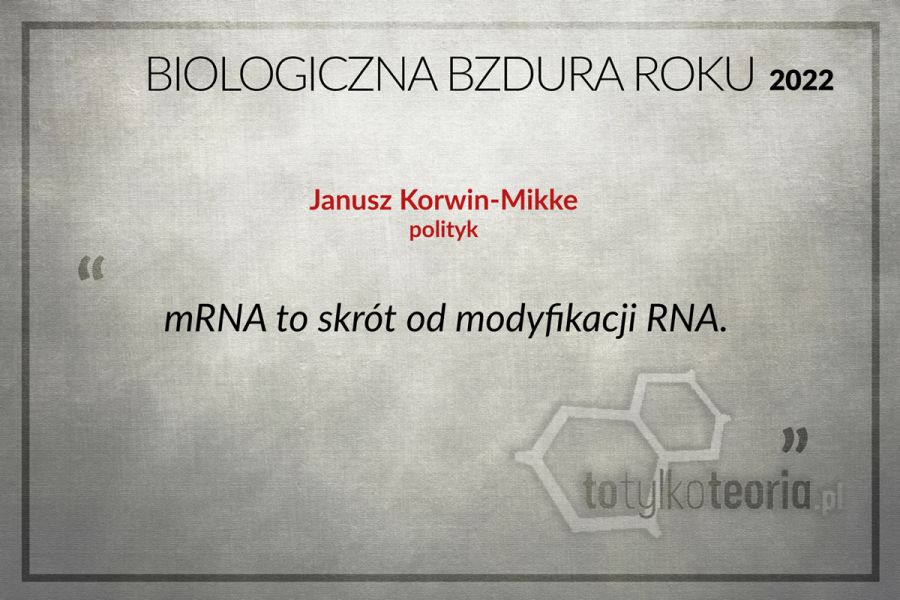 Janusz Korwin-Mikke Biologiczna Bzdura 2022